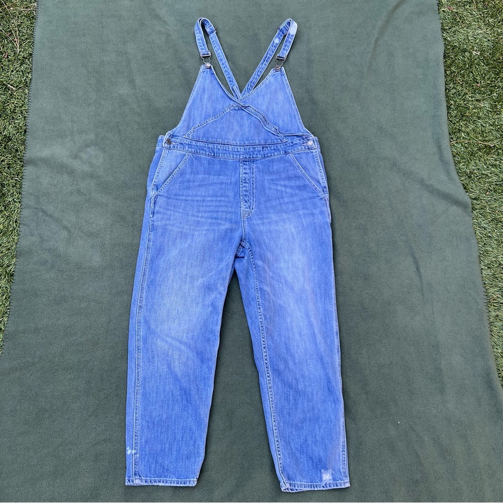 V-Neck Denim Overalls - Picture 10 of 10